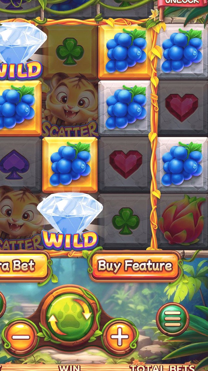 JUNGLE BANG BANG · Giao diện ứng dụng RIK
